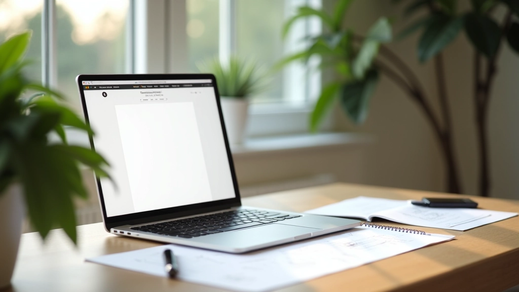 Duurzame webdesign concept visualisatie