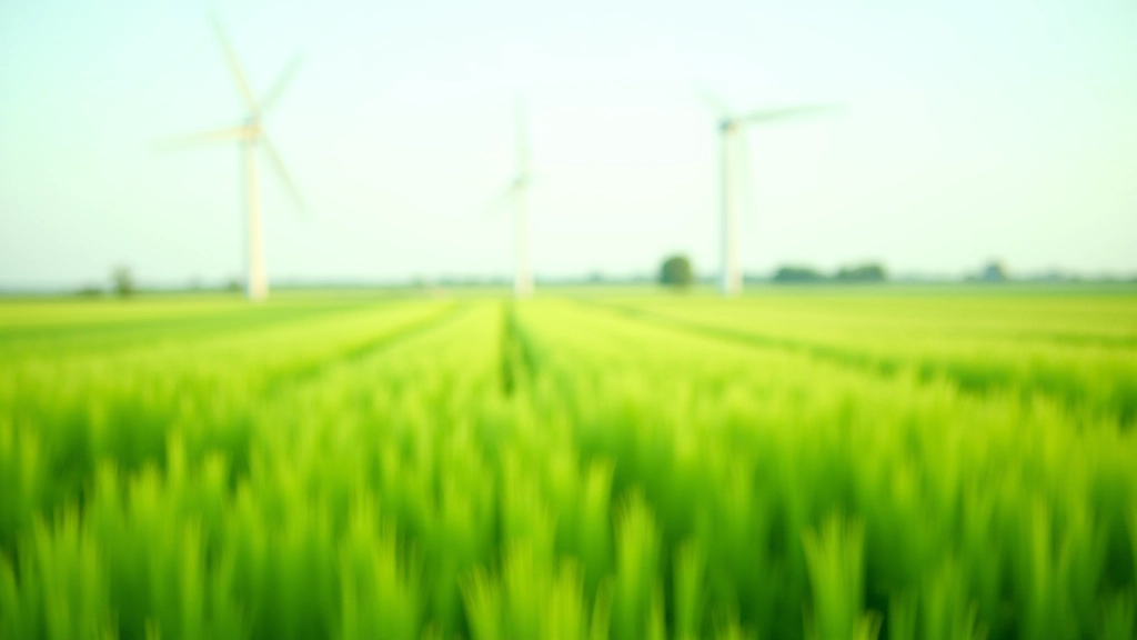 Groene natuur met hernieuwbare energie windmolens in Nederlands landschap