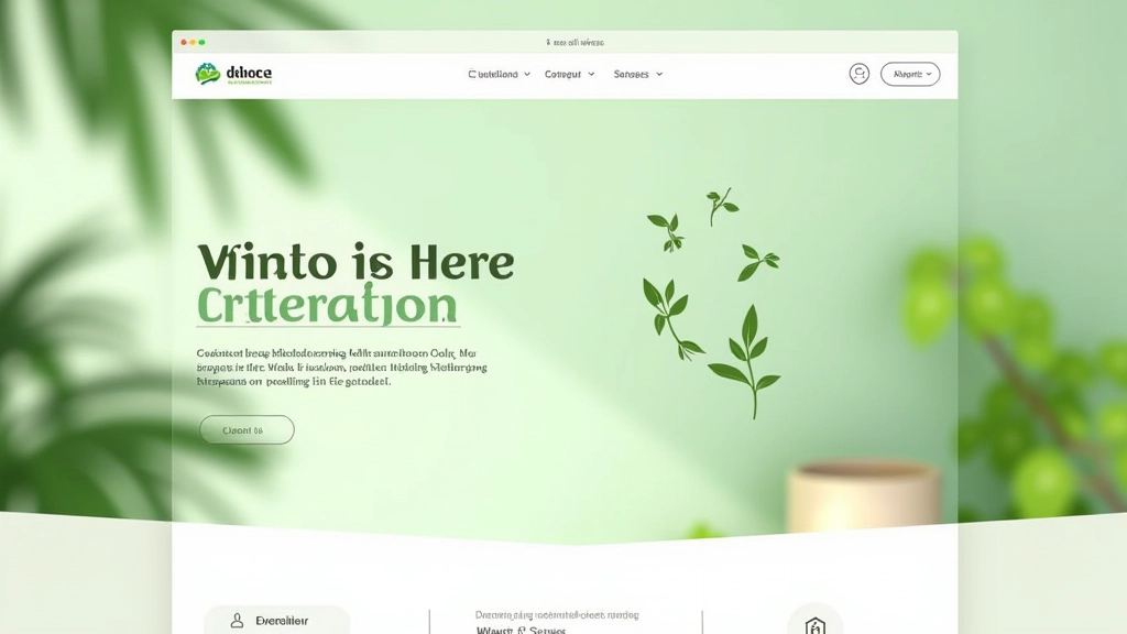 Groene bedrijfswebsite voor duurzaam adviesbureau